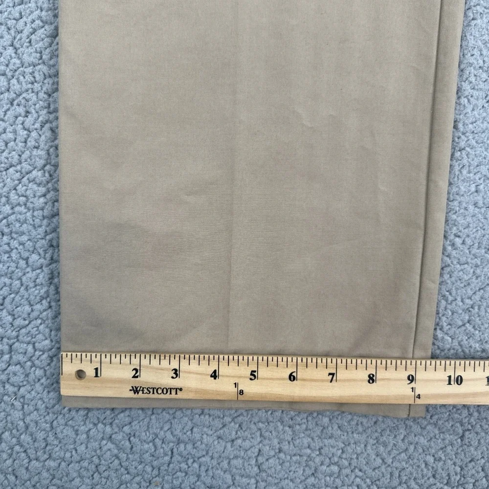 Dunning Golf Pants Men 36x29 Beige Straight Coolmax Stretch Pockets Logo